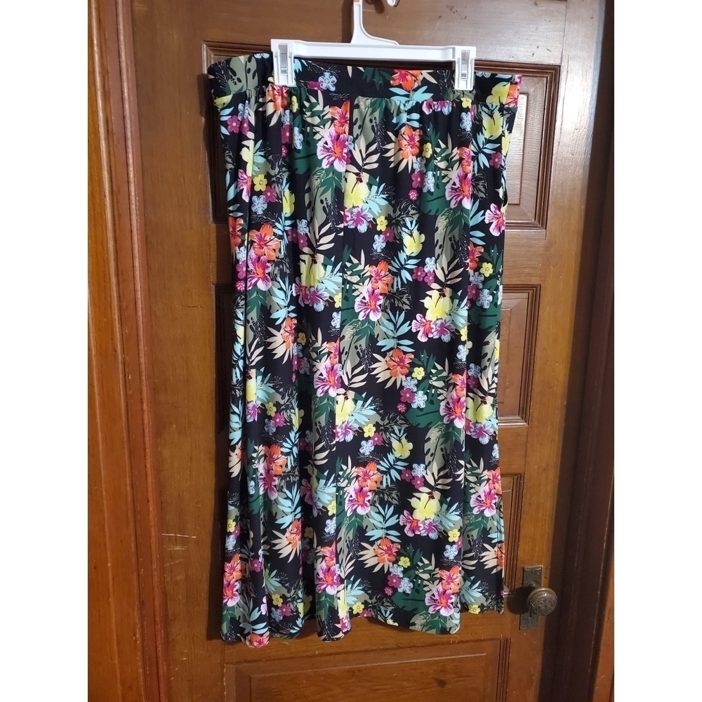 Terra & Sky Maxi Tropical Skirt